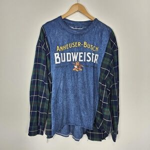 Budweiser Flannel Rework made by emptyhanger